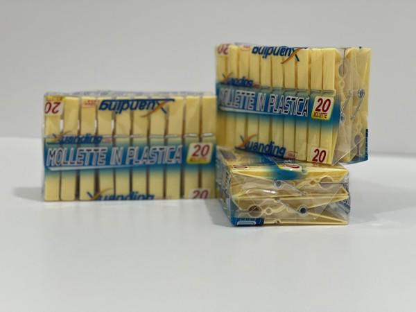 Bone-shaped laundry pegs, 185g, premium quality