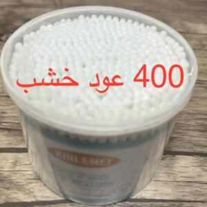 31-1 Cotton Ear Sticks, Wooden, 400 Round Sticks, Ealingt