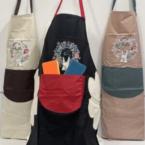 12-2 Kitchen Apron, Nylon + Cotton, Premium Quality