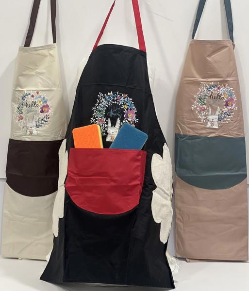 12-2 Kitchen Apron, Nylon + Cotton, Premium Quality