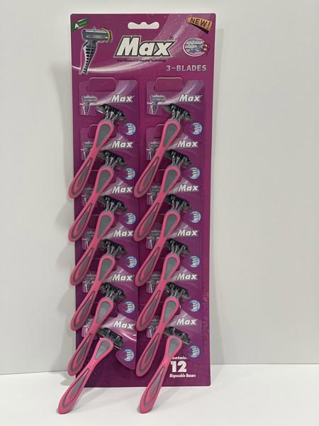32-5 Card Women's Razor Pink (3 Blades)