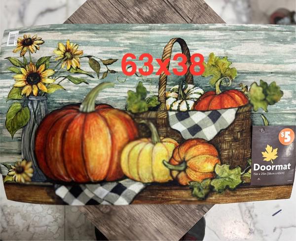 23-3 Floor mat, 38*63 pattern, assorted