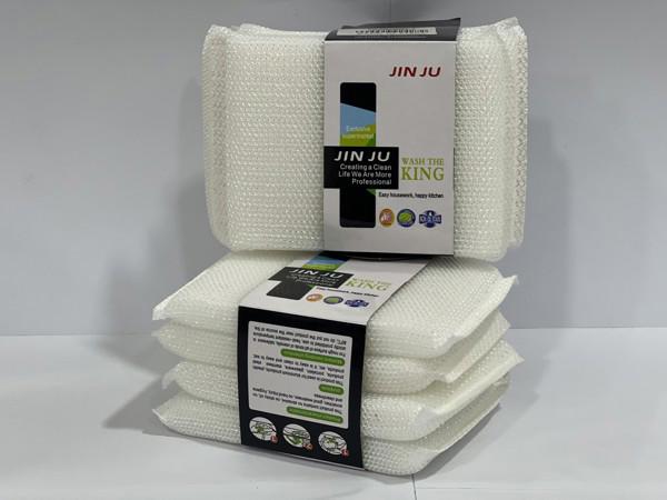 28-12 White Greaseproof Dishwashing Sponges 4*1