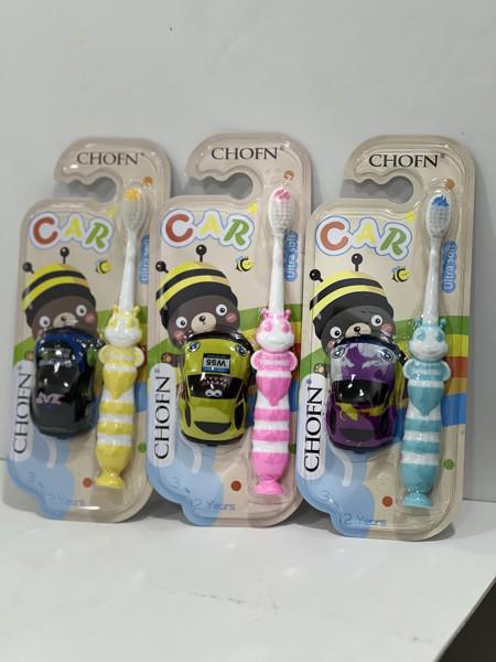 1-24 Children's Toothbrush Card with Boys' Toy