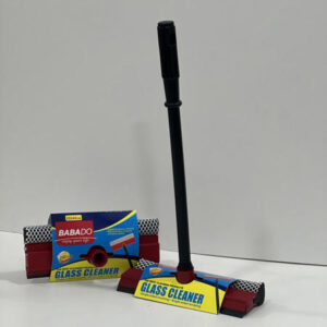 2-8 Papado Glass Scraper with Sponge and Long Heavy Handle