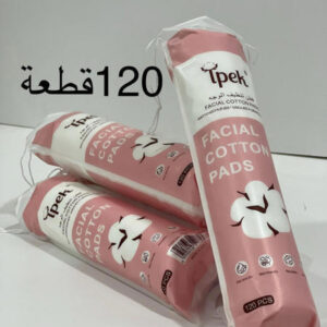 3-1 Elena Care Cotton Face and Makeup Pads, 120 Pieces, Stitched