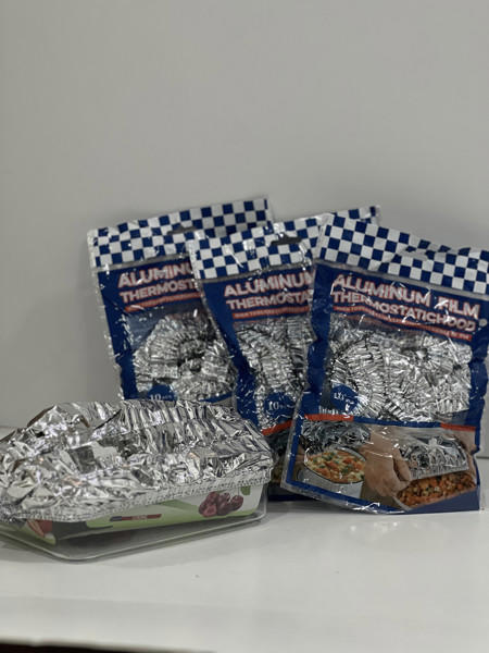 10-21 Tin Dish Cover Bags 10*1