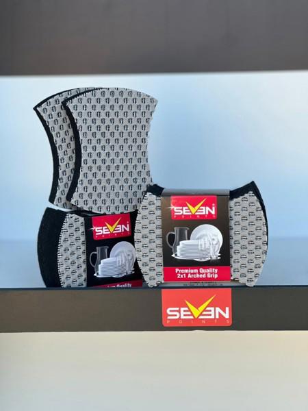 12-6 Seven Leaf Jelly Bent 2*1 Black Gray