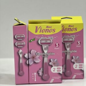 46-5 Venus Women's Razor (Pink) Handle + 2 Heads