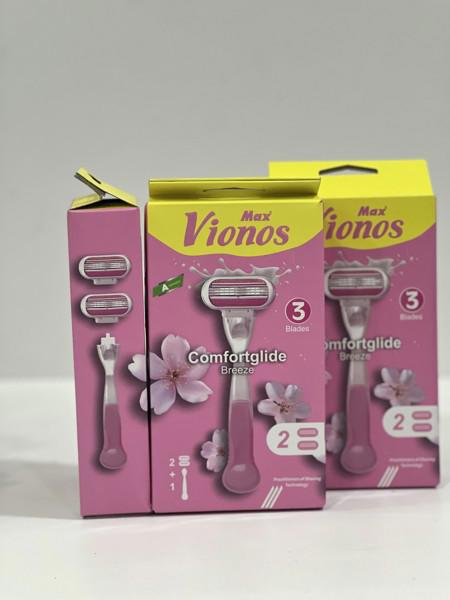 46-5 Venus Women's Razor (Pink) Handle + 2 Heads